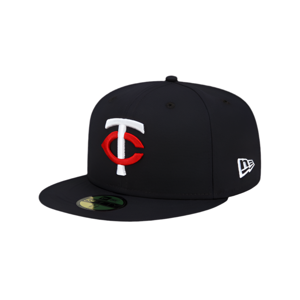 Men's Minnesota Twins New Era Navy Throwback Authentic Collection 59FIFTY Fitted Hat