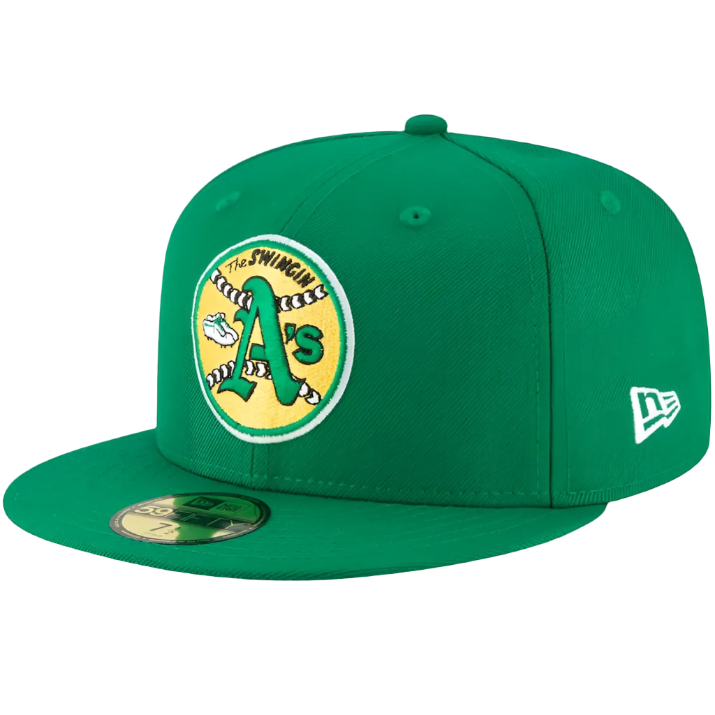Athletics New Era Cooperstown Collection Wool 59FIFTY Fitted Hat - Green