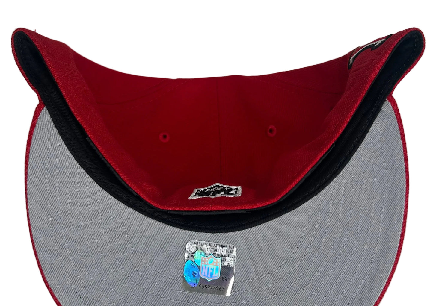 SAN FRANCISCO 49ERS FITTED NEW ERA 59FIFTY PENNANT CAP HAT GREY UV
