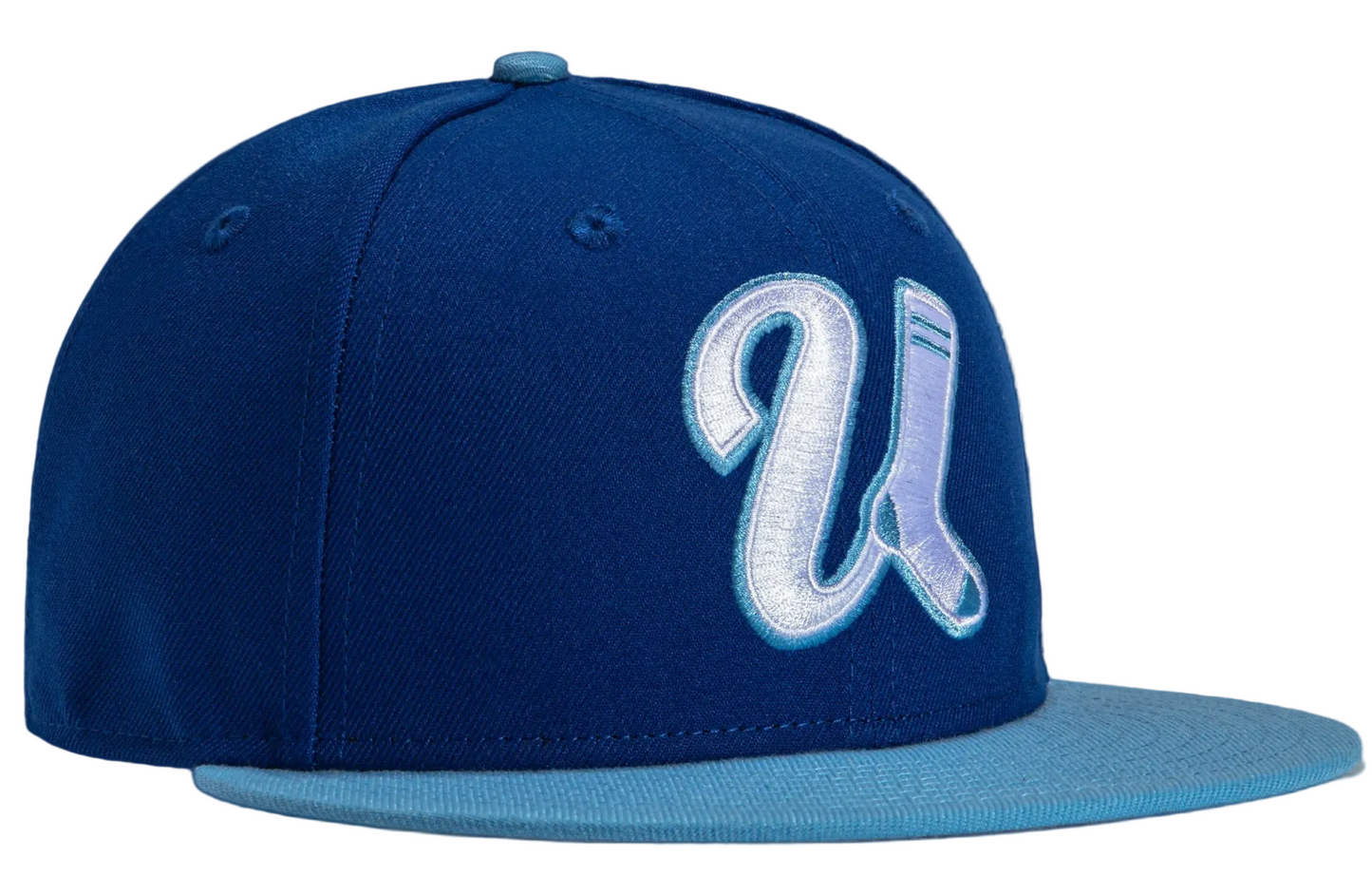 New Era 59Fifty Utica Blue Sox Hat - Royal, light blue