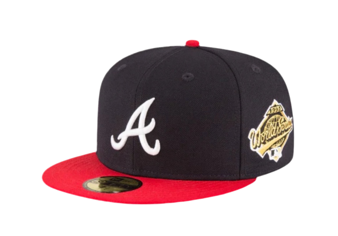 New Era 59Fifty Atlanta Braves 1995 WS Patch - Grey UV