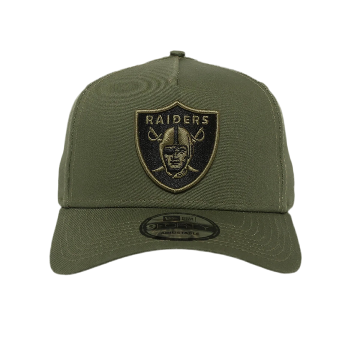 New Era 9FORTY A-frame snap Raiders Olive Green