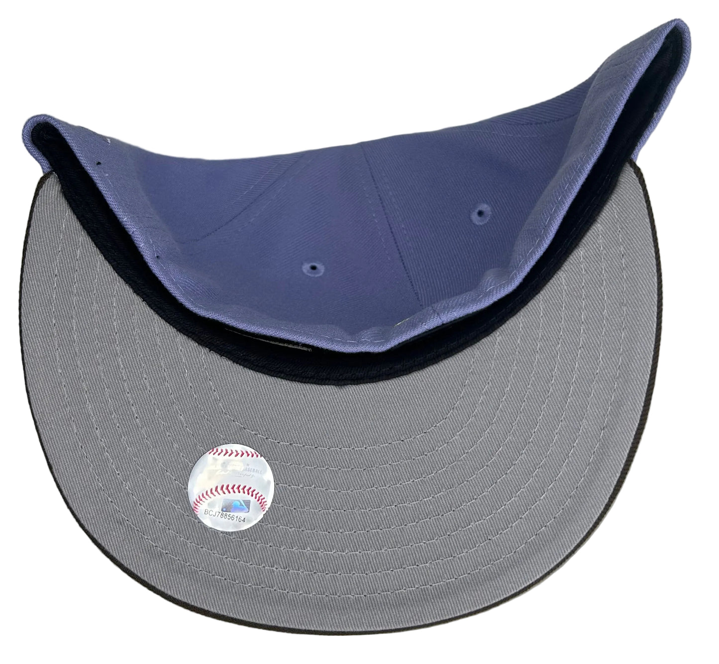 New Era 59Fifty Arizona Diamondbacks “Lavender” By: 2PieceNat fitted hat, likely an exclusive release, featuring a lavender crown, dark brown visor, and a specialized side patch.