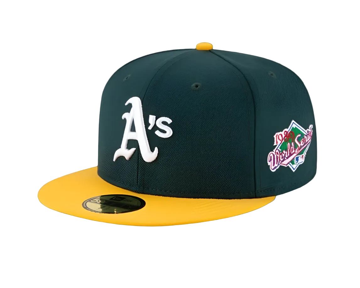 Oakland Athletics 2-Tone 1989 WS Gray UV 59Fifty New era Cap