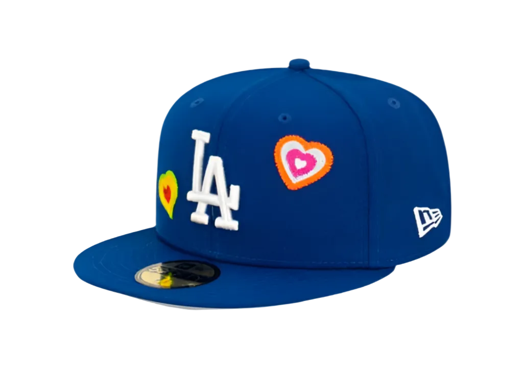 New Era 59fifty Los Angeles Dodgers “Hearts” fitted hat.