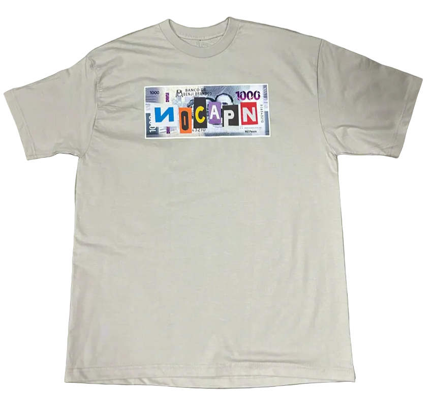 No Cap’N X Benji Branded “Pesos” T-Shirt