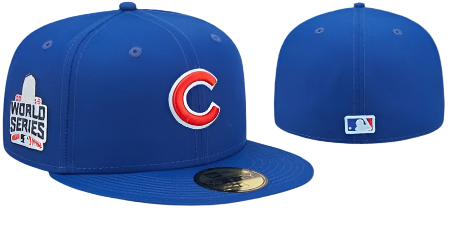 Chicago Cubs 2016 WS CLOUD-UNDER Royal Fitted Hat by New Era