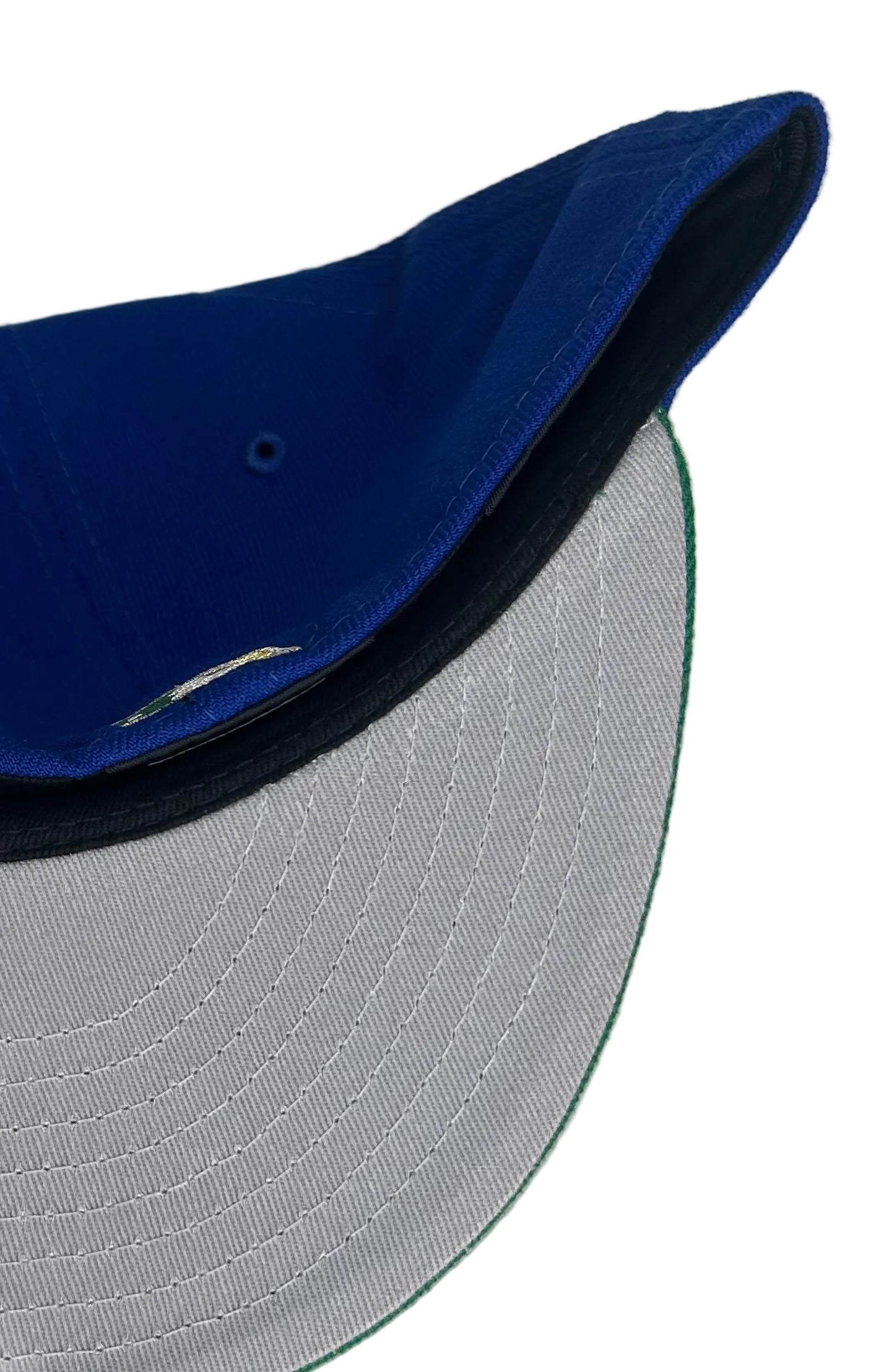 Blue Kansas City Royals 2-Tone Kelly Green 40th Anniversary Side Patch “Rushmore” 59fifty New Era Fitted Hat.