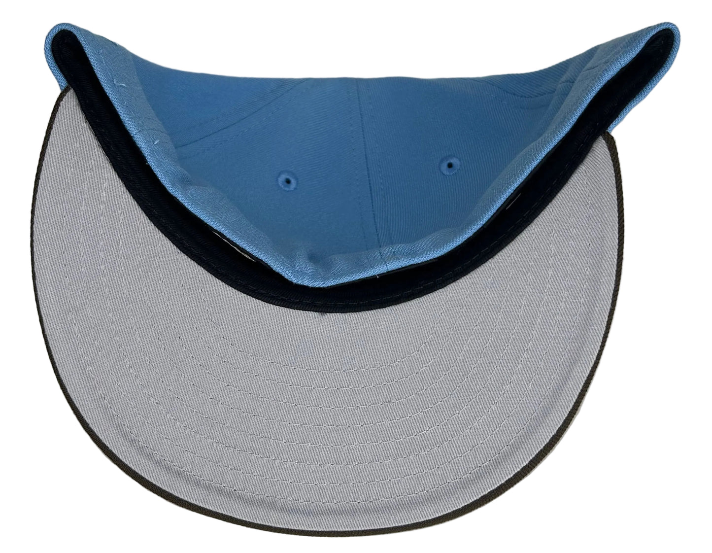 New Era St. Louis Cardinals 59FIFTY fitted hat featuring a light blue crown, dark brown visor, and a 1948 All-Star Game side patch.
