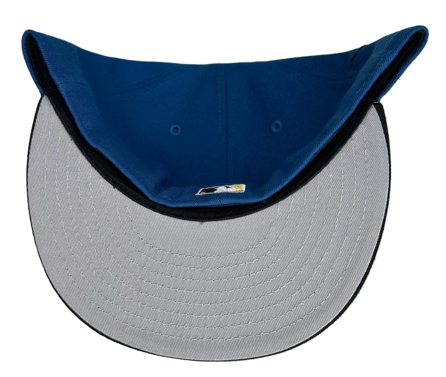 New Era 59FIFTY fitted hat features a royal blue crown, a black visor, and a special Shohei Ohtani side patch.