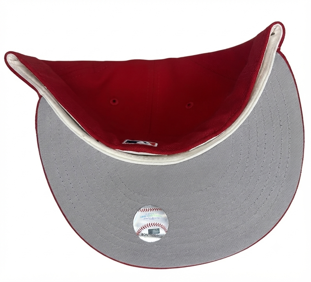 New Era St. Louis Cardinals 2006 World Series 59FIFTY fitted hat, featuring a bold red color and the embroidered 2006 World Series patch.