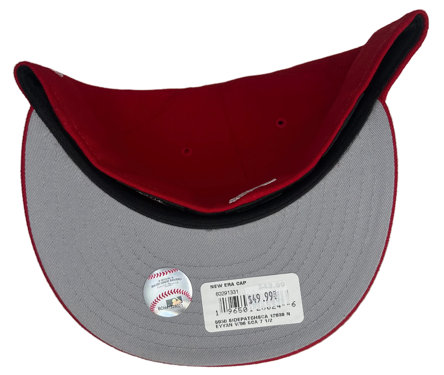 NEW ERA NEW YORK YANKEES 1996 WORLD SERIES SIDE PATCH 59FIFTY FITTED HAT.