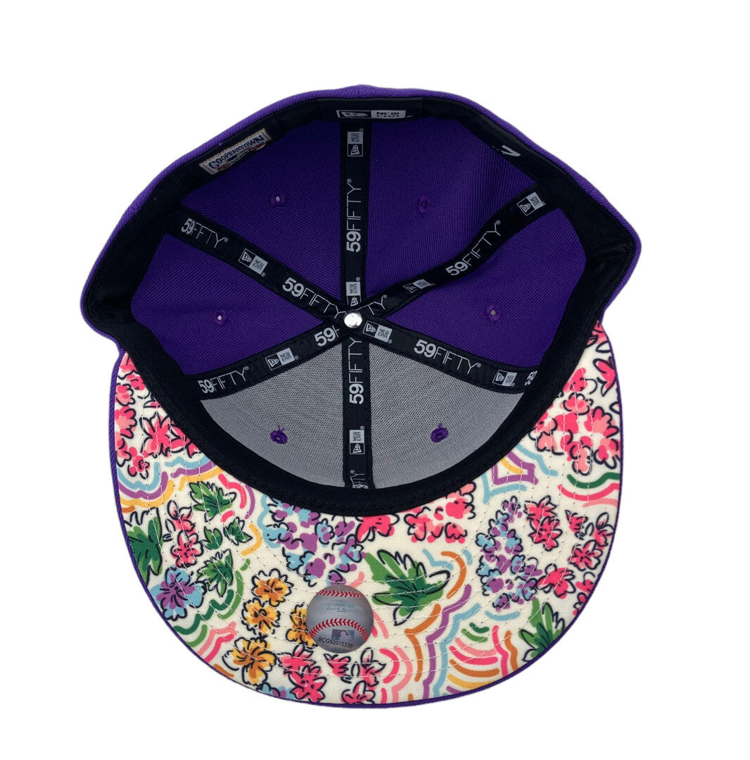Arizona Diamondbacks Watercolor Floral New Era 59fifty fitted hat.