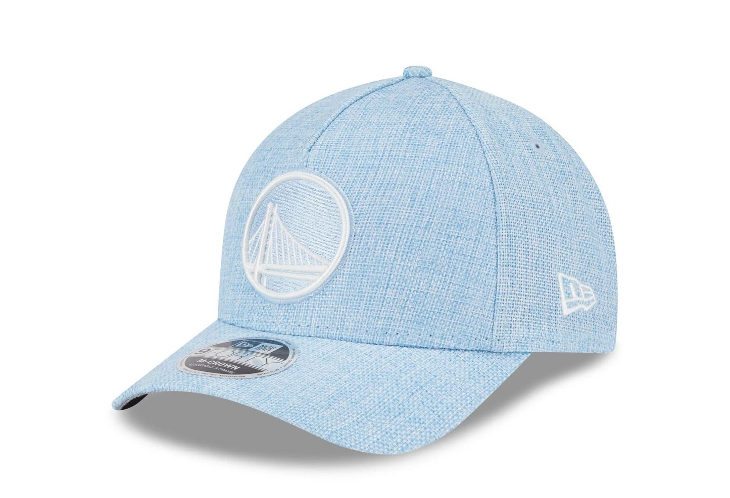New Era Golden State Warriors Cotton Weaver Blue 9FORTY M-Crown A-Frame Snapback cap