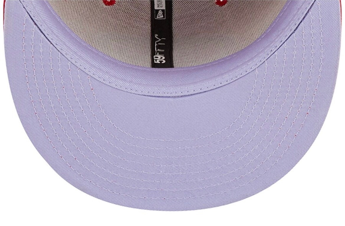 New Era San Francisco 49ers Super Bowl XXIV Pop Sweat 59FIFTY fitted hat.