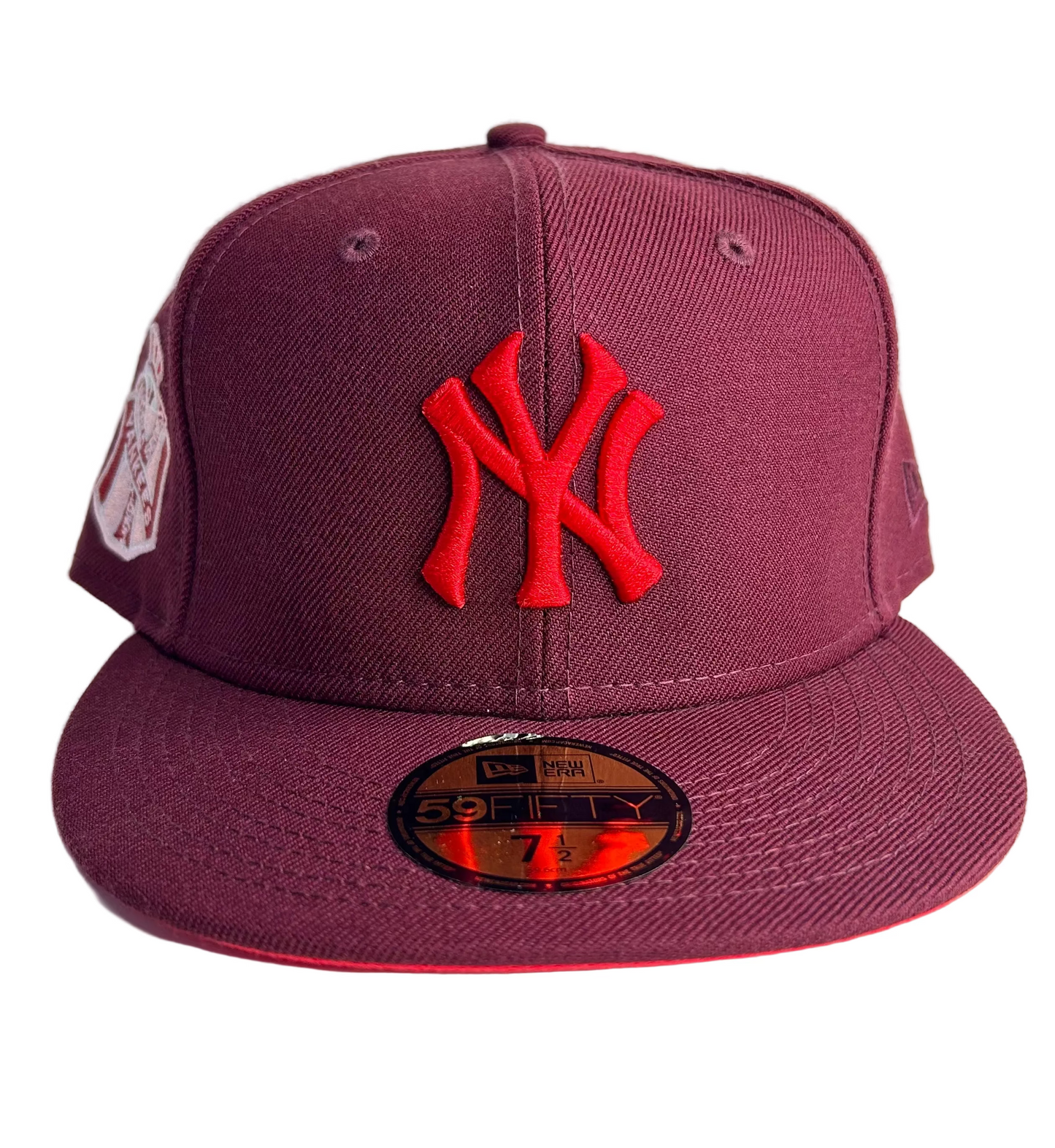 New Era New York Yankees 59FIFTY fitted hat in maroon "Sweethearts.”