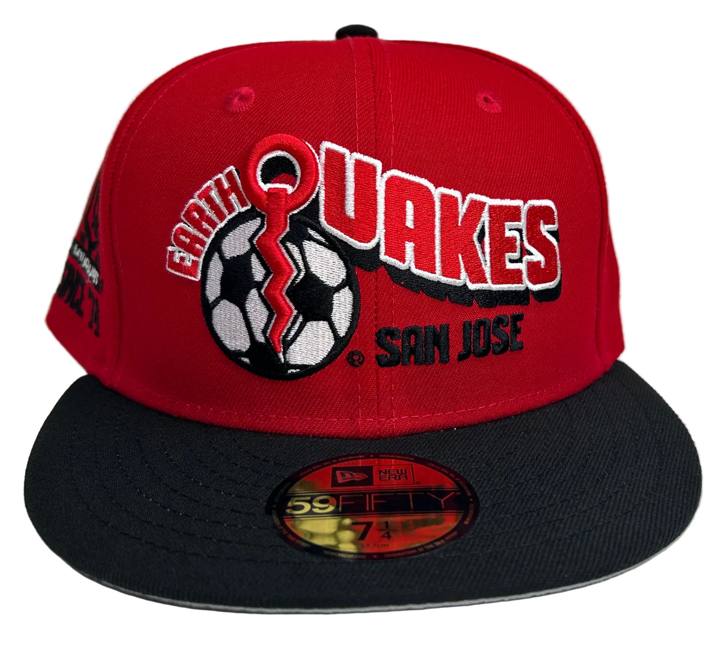 NEW ERA 59FIFTY SAN JOSE EARTHQUAKES SINCE 1974 PATCH HAT.