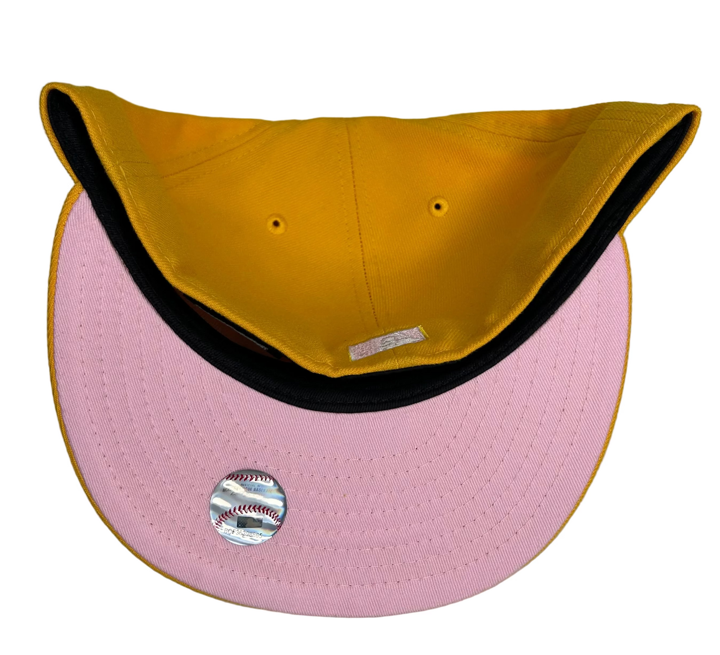 New Era Anaheim Angels “Pink Lemonade” 50th Anniversary fitted hat W/ a Pink UV.
