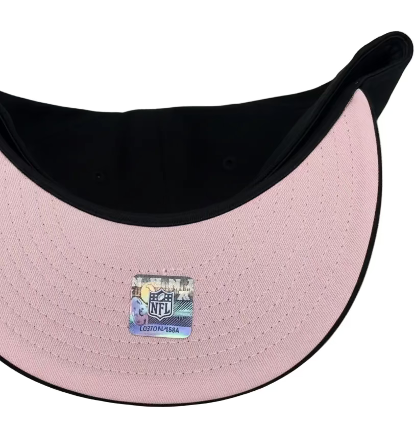 New Era San Francisco 49ers 75th Anniversary W/ a Pink UV, 59FIFTY Fitted Hat.