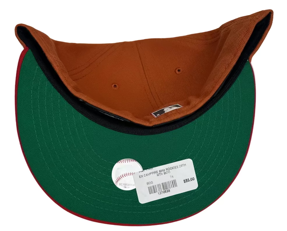 New Era Campfire Colorado Rockies Mountain 25th Anniversary Patch Exclusive 59Fifty Fitted Hat.