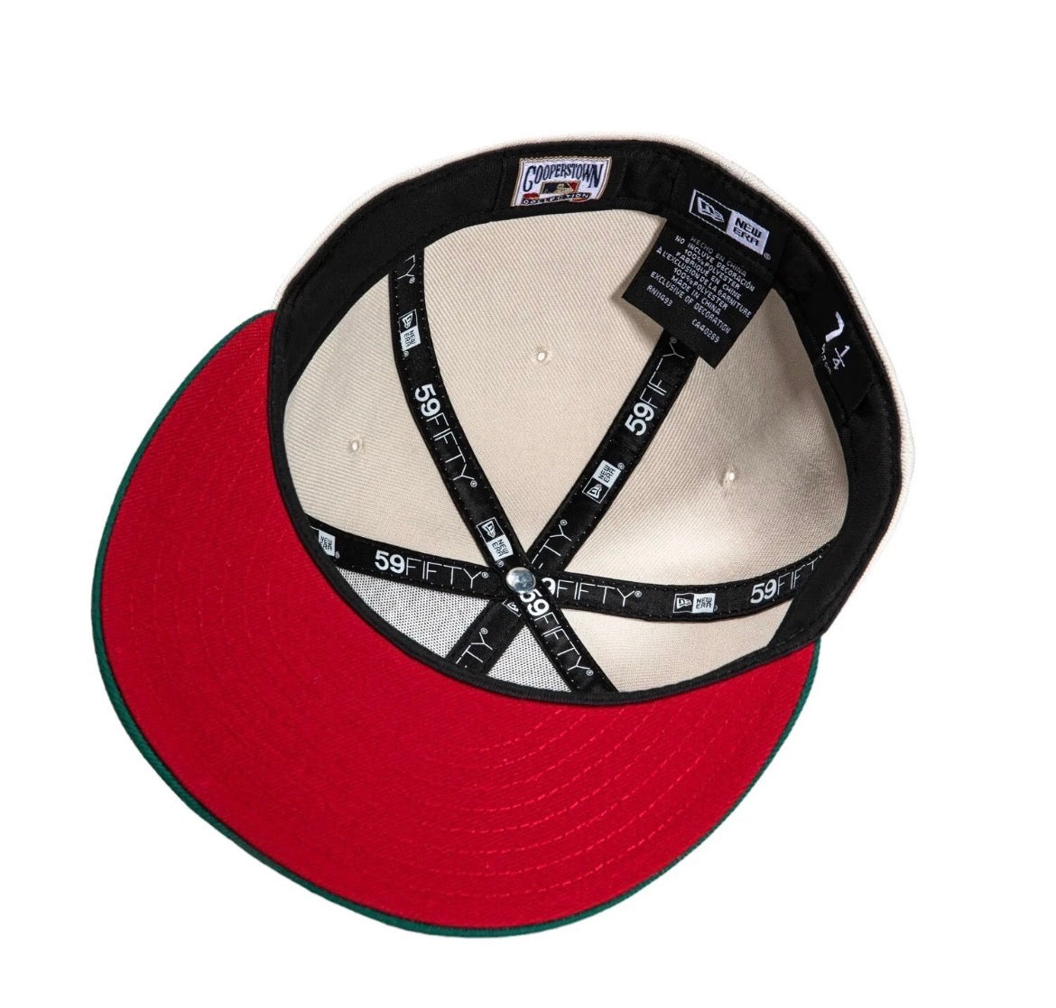 New Era Seattle Mariners Fields 59FIFTY Fitted Hat Stone 25th Year Patch.