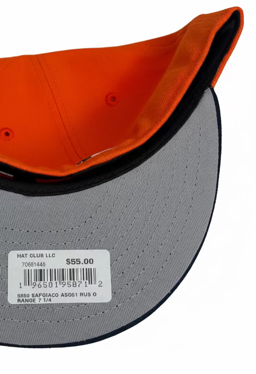HC San Francisco Giants 1961 All Star Game New Era Orange Crush Blue.