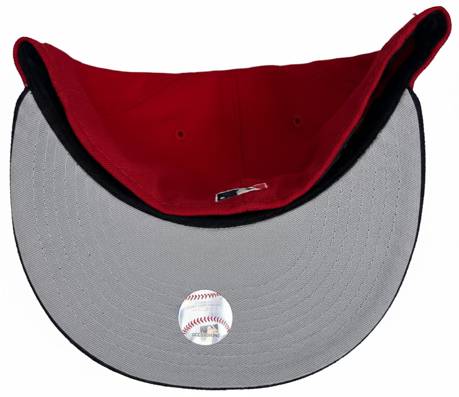 New Era 59FIFTY fitted hat featuring the Los Angeles Angels team logo.