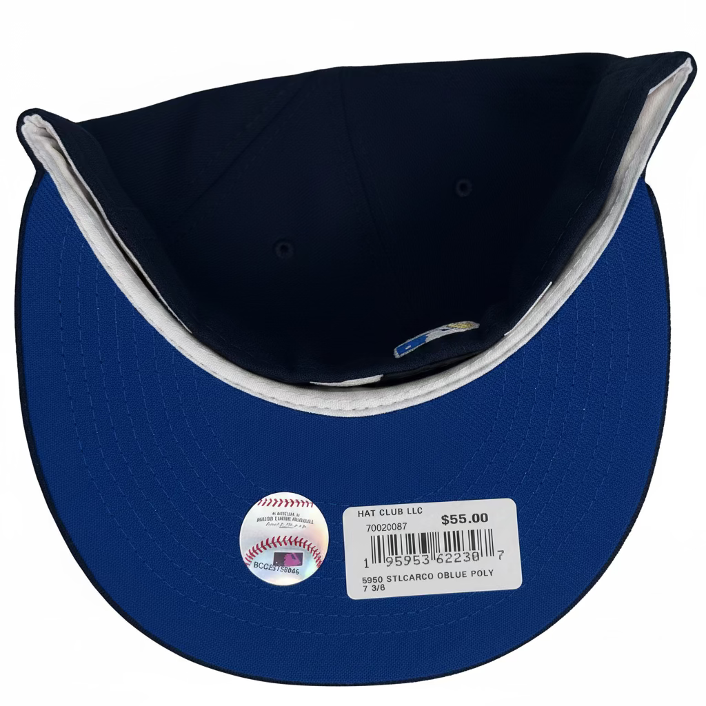 Exclusive New Era 59Fifty “Beer Pack” St. Louis Cardinals W/ a Busch Stadium Side Patch Fitted Hat.
