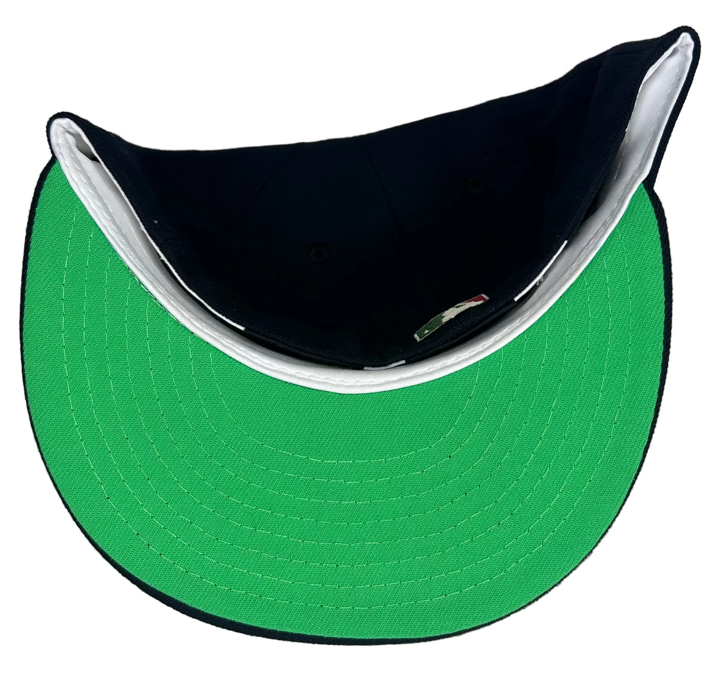 New Era Philadelphia Phillies 1996 All-Star Game Patch 59FIFTY fitted hat in navy blue with a green under-visor.
