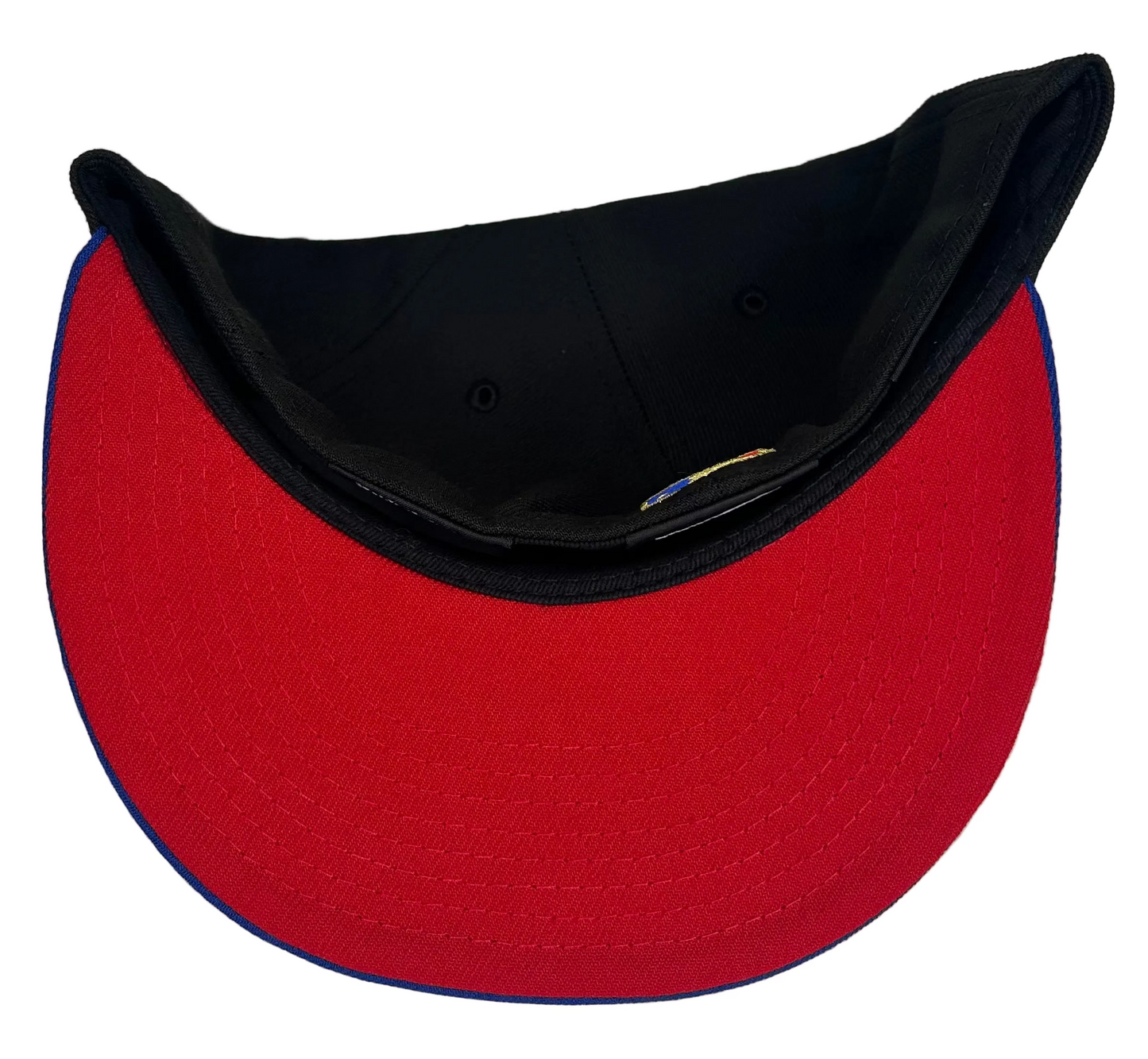 New Era Philadelphia Phillies 1996 All-Star Game 59Fifty fitted hat featuring a black crown and blue visor.