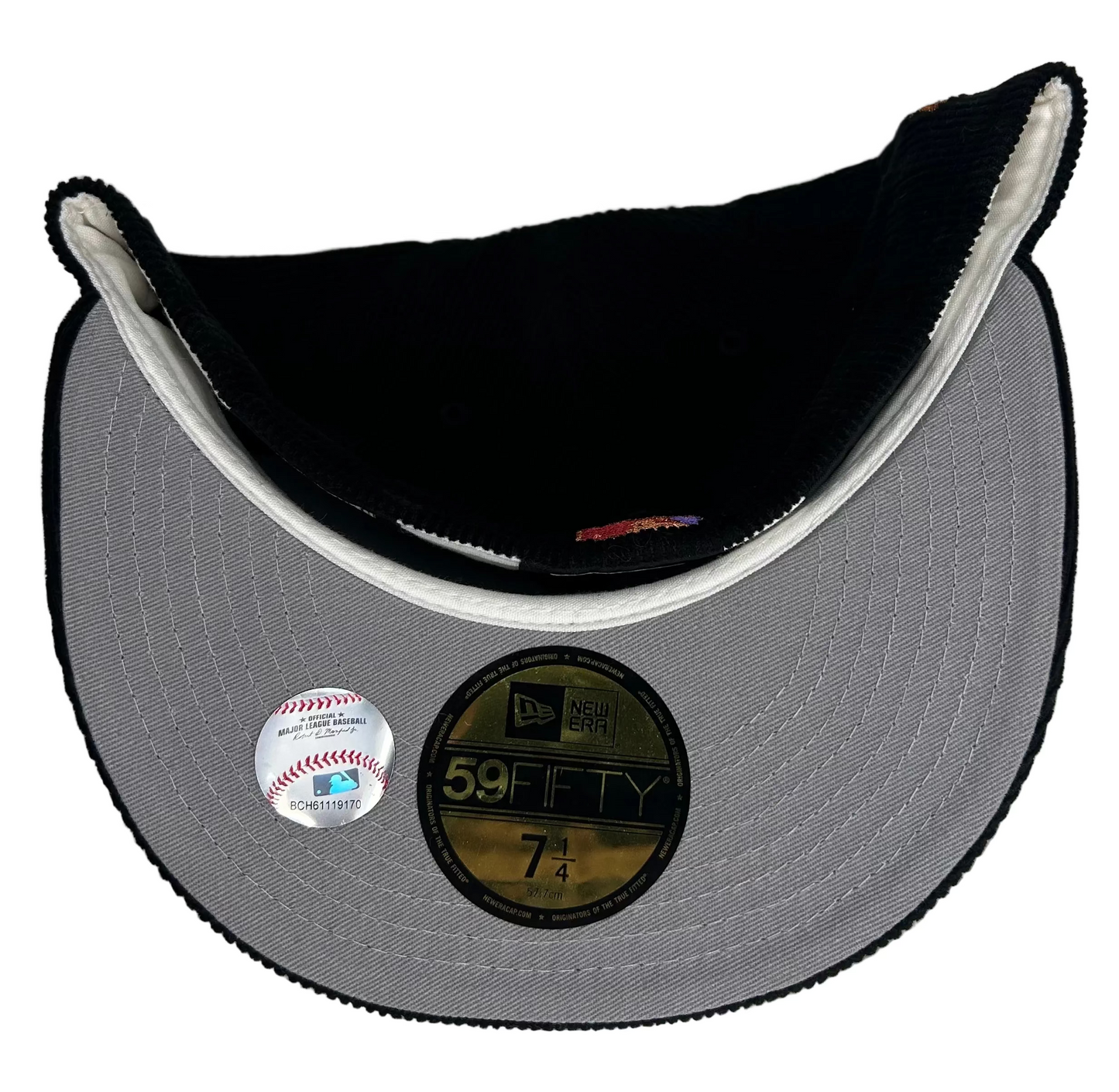 New Era 59Fifty Arizona Diamondbacks black corduroy fitted hat.