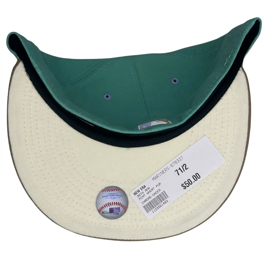 Seattle Mariners 30th Anniversary "Squidward Inspired" New Era 59FIFTY Fitted Hat.