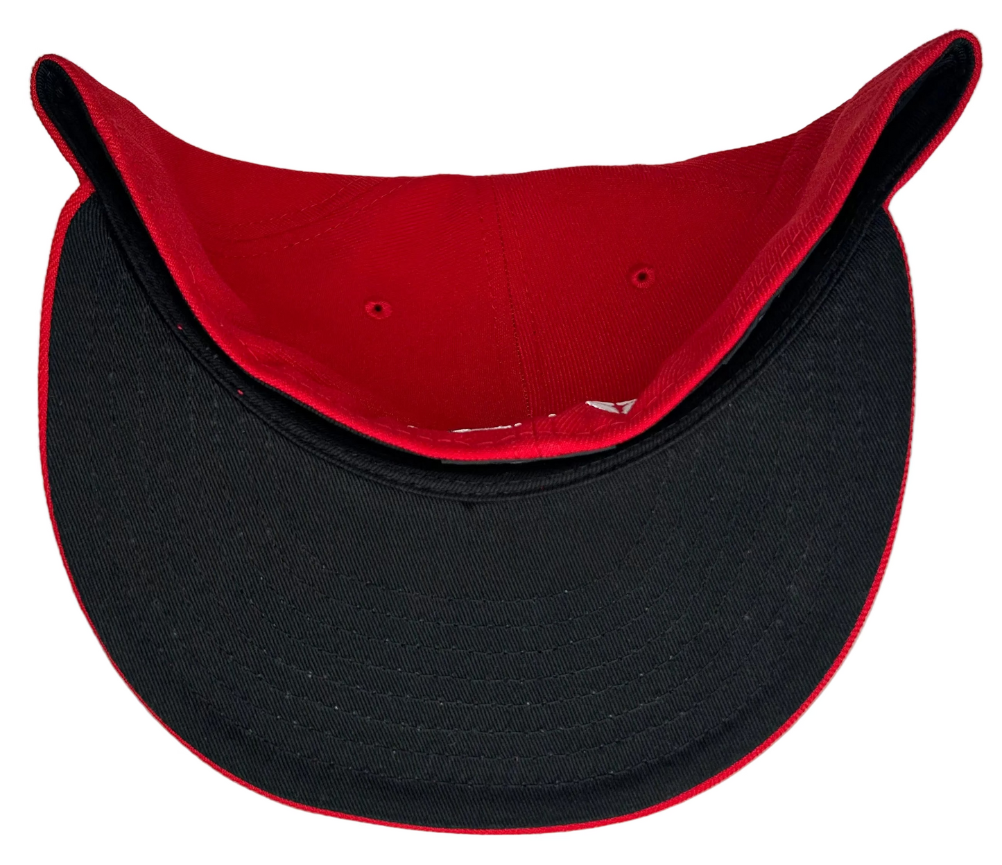 New Era Mexico Serie del Caribe 2024 59FIFTY fitted hat, featuring a bold red crown and visor with a vibrant green top button.