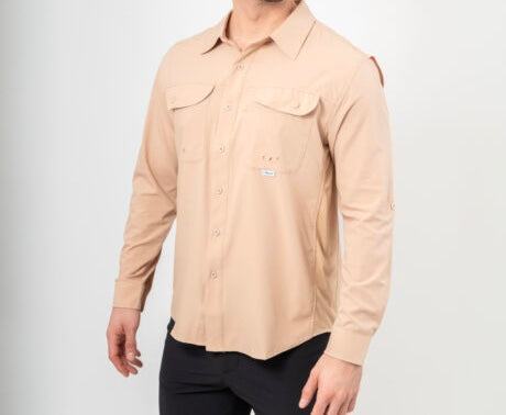 Maja Sportswear Khaki Camisa Outdoor Long sleeve