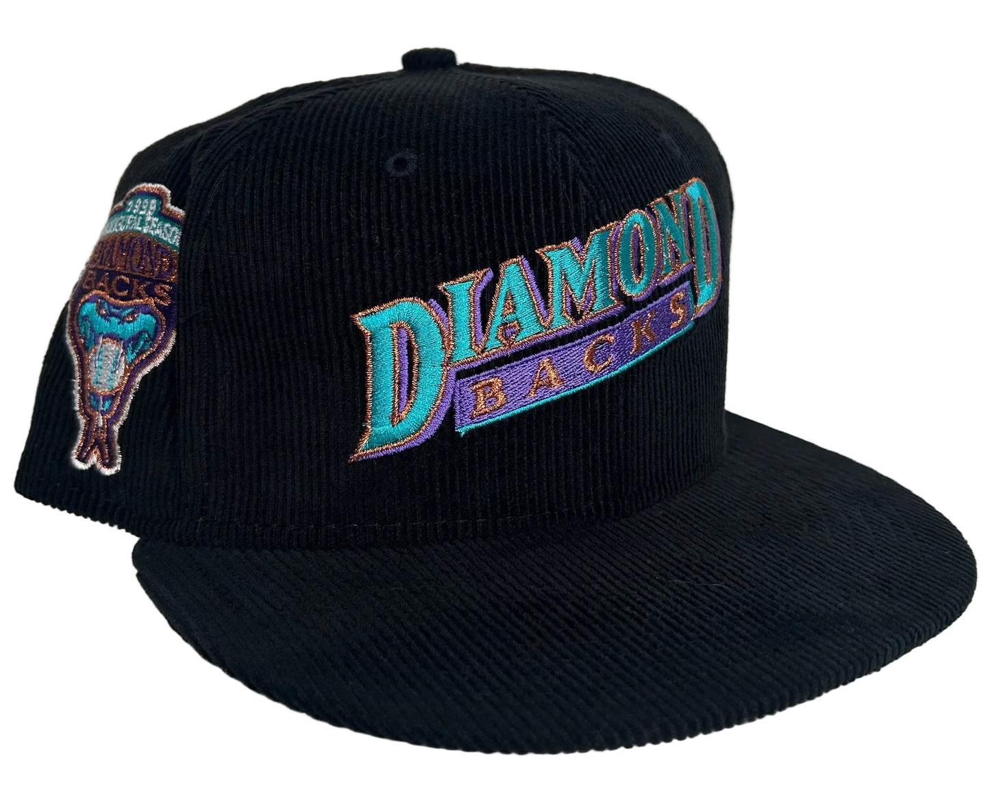New Era Arizona Diamondbacks Inaugural Season 1998 Corduroy Edition 59Fifty fitted hat.