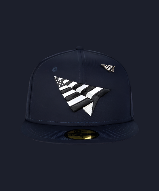 NEW ERA ROC NATION 59fifty fitted Navy blue and Green UV