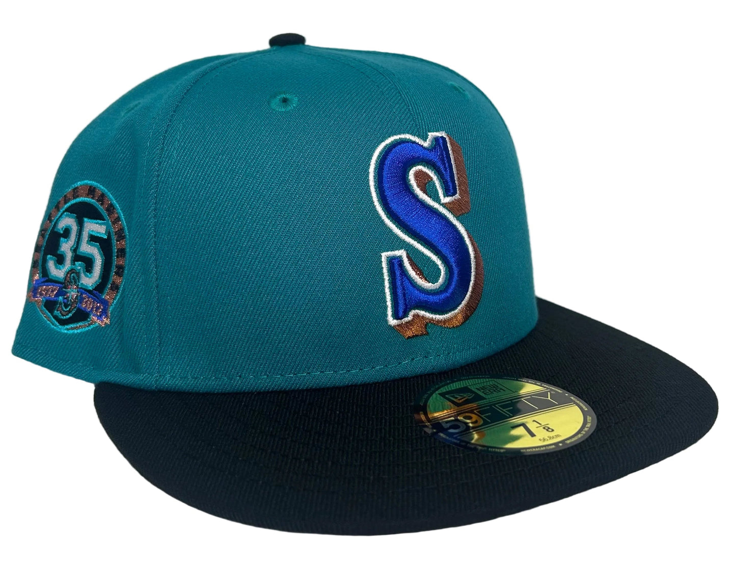 New Era 59Fifty Copperhead Seattle Mariners 35th Anniversary fitted Hat.