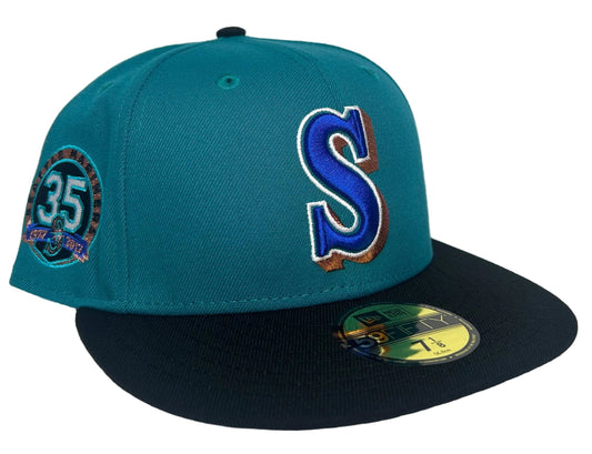 New Era 59Fifty Copperhead Seattle Mariners 35th Anniversary fitted Hat.