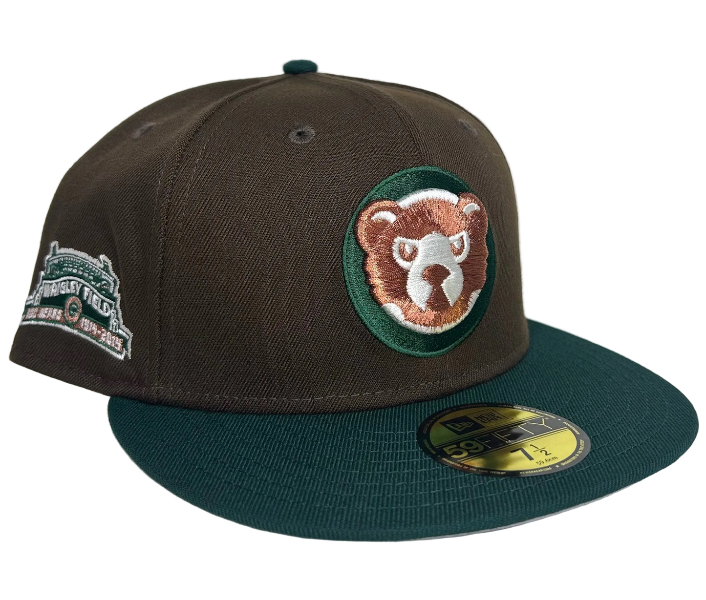 New Era 59FIFTY Chicago Cubs 100 Years at Wrigley Field Anniversary Fitted Hat.