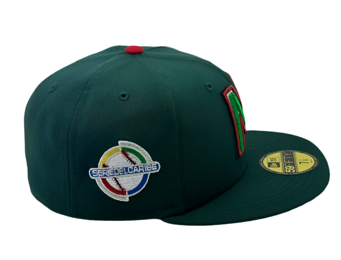 59Fifty 2024 Serie Del Caribe Mexico "M" Dark Green - Grey UV