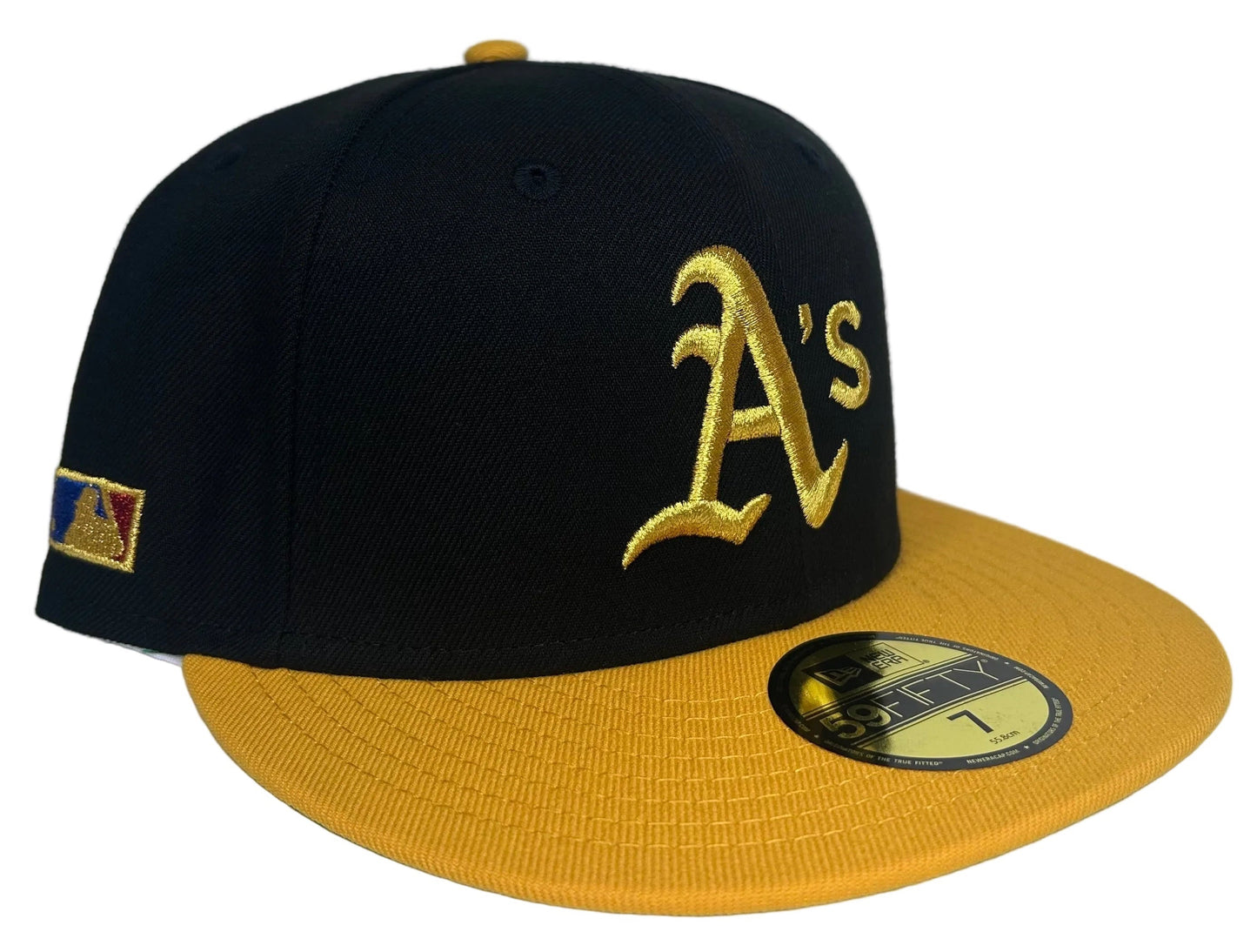 NEW ERA 59Fifty "$HORT DOGG" OAKLAND Athletics FITTED HAT (BLACK/ GOLD).