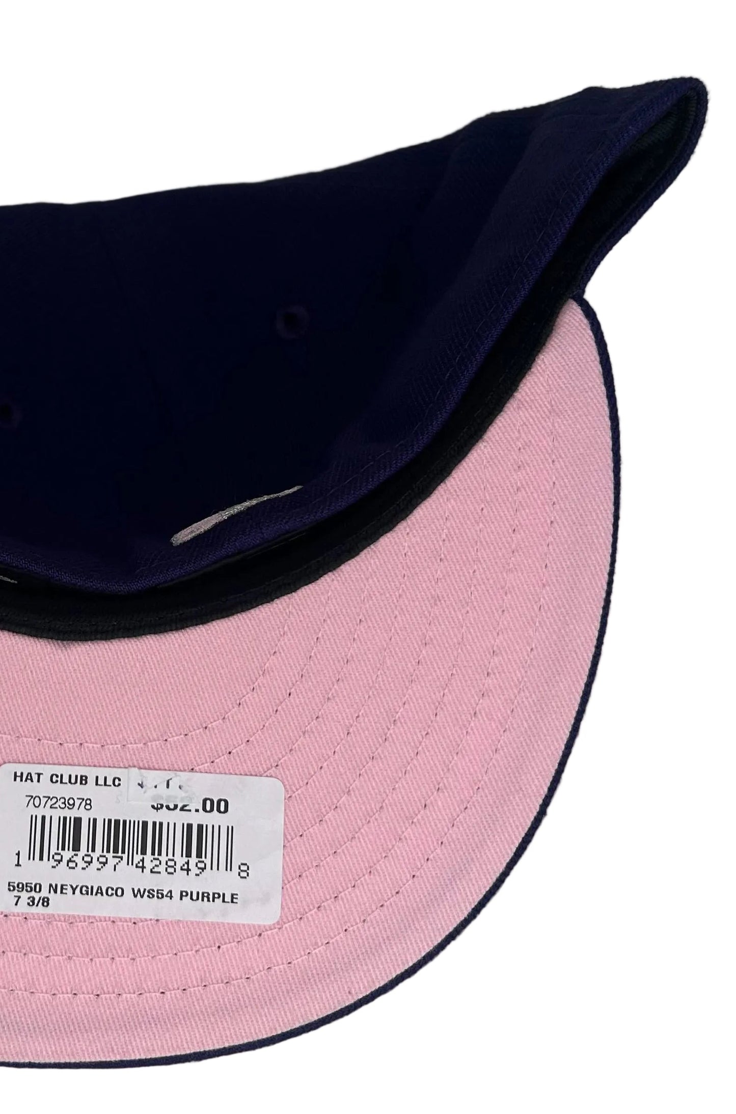 New Era 59Fifty New York Giants 1954 World Series Patch pink UV Hat - Purple