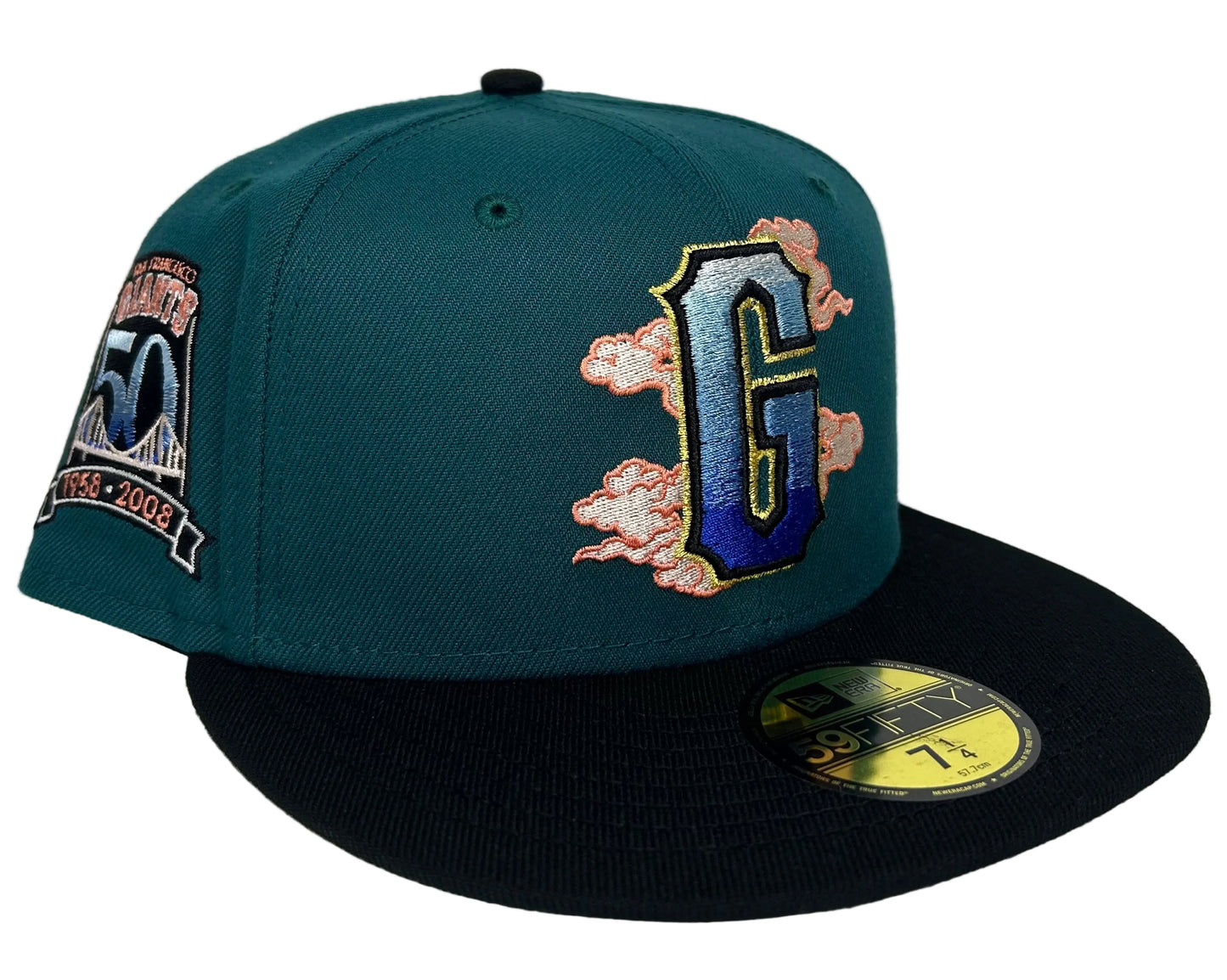 New Era San Francisco Giants “Cloud Spiral” Hat 59Fifty fitted Hat.