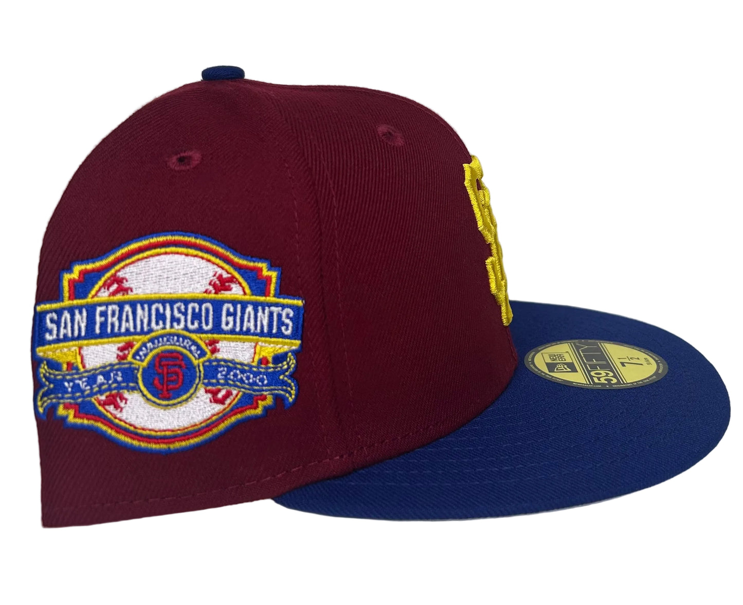 New Era San Francisco Giants Sangria Inaugural Patch HC Exclusive 59Fifty Fitted Hat.