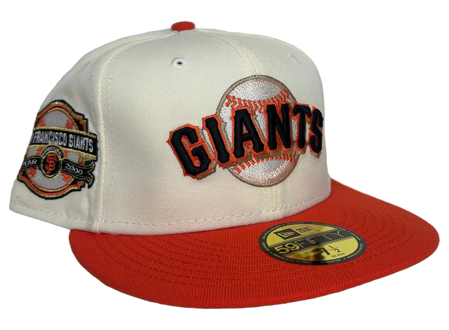 New Era San Francisco Giants 59FIFTY fitted cap featuring a 2000 year side patch.