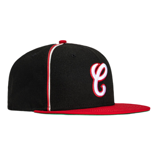 New Era 59Fifty Black Soutache Chicago White Sox Hat - Black, Red