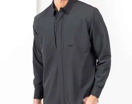 Maja Sportswear Black Quarter zip  Camisa Outdoor Long sleeve