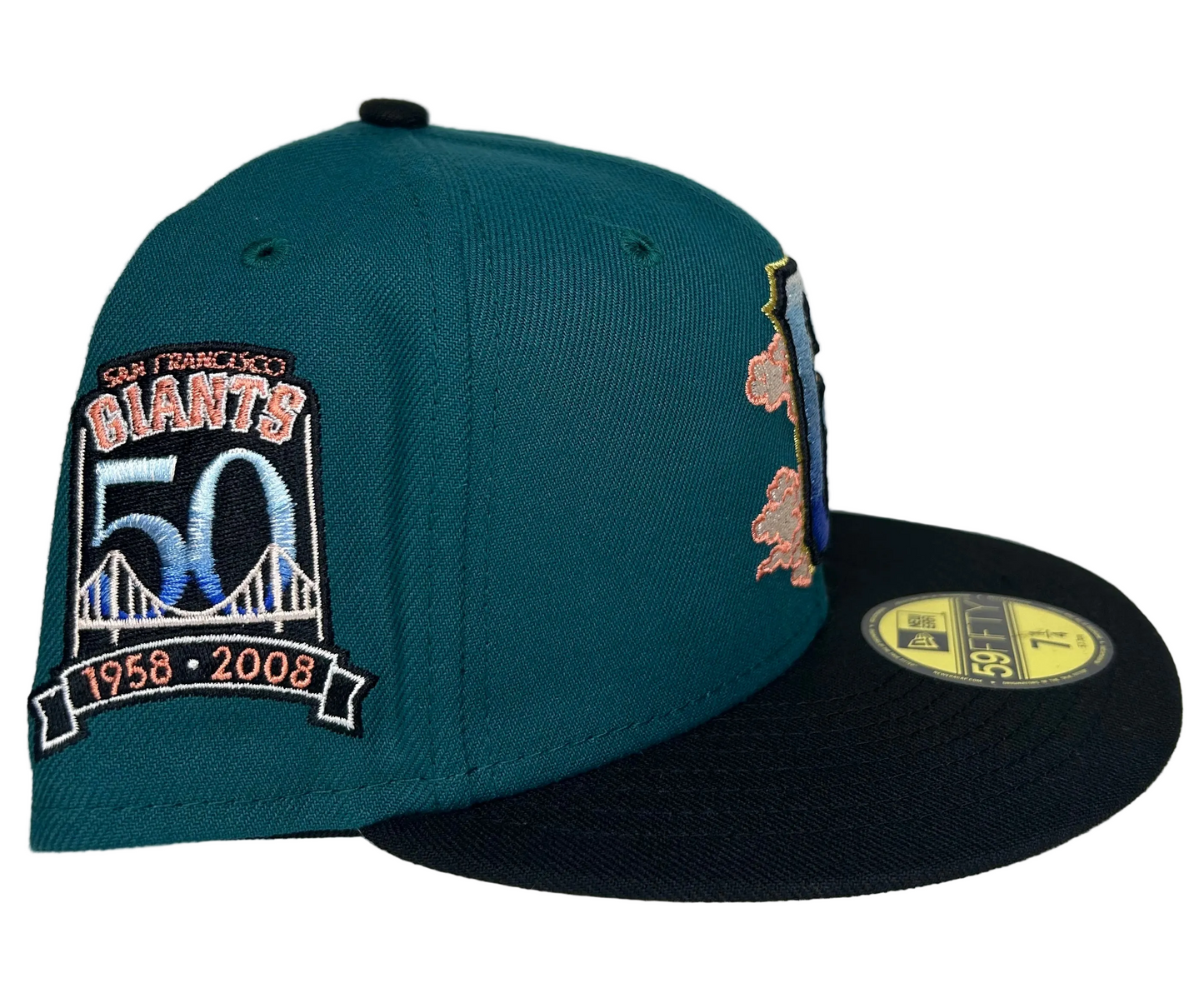 New Era San Francisco Giants “Cloud Spiral” Hat 59Fifty fitted Hat.
