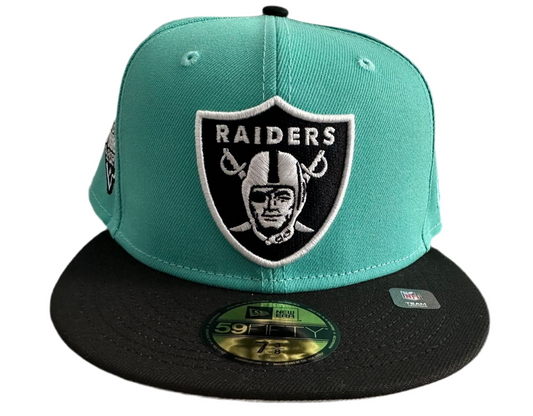 Las Vegas Raiders 'Cool Mint' 2-Tone 59FIFTY Fitted