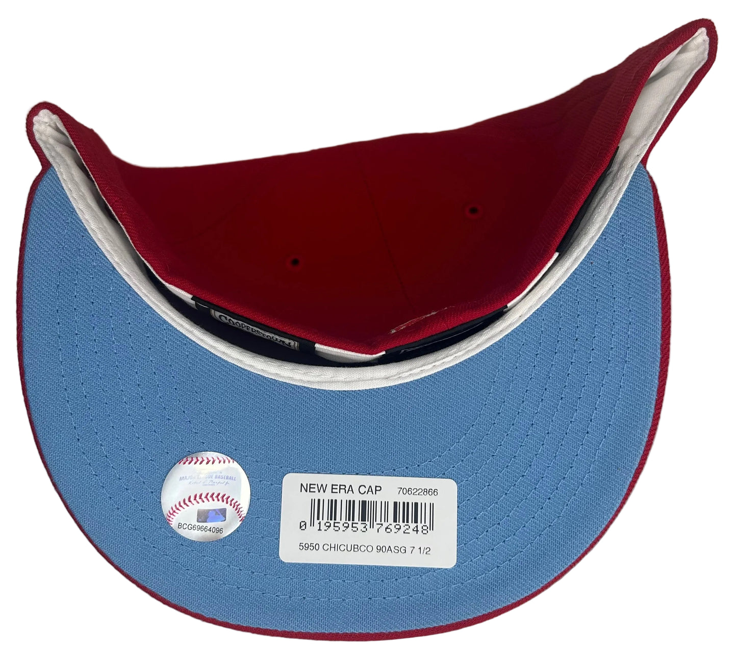 New Era Chicago Cubs 59FIFTY fitted hat features a 1990 All-Star Game patch on the side.